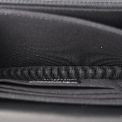 Chanel Calfskin Quilted Mini Maxi Pearls Wallet On Chain WOC Black 5 of 12