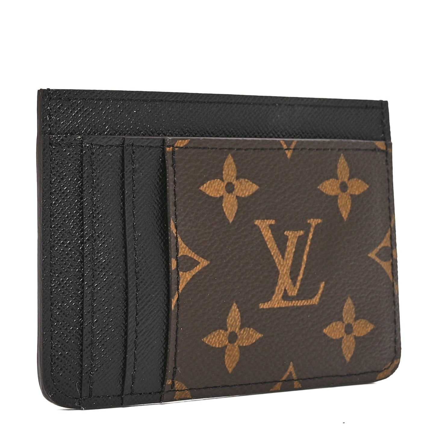 Reverse Monogram Side Up Card Holder