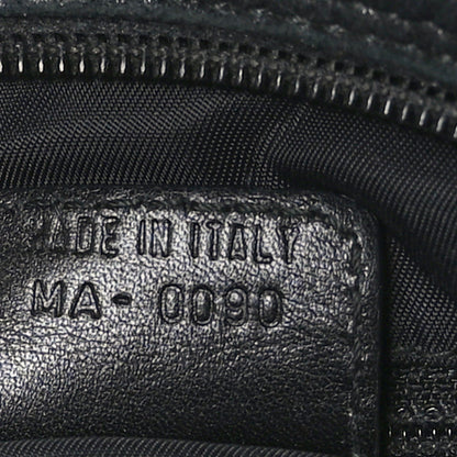 Christian Dior Ostrich Saddle Bowler Black 7 of 9
