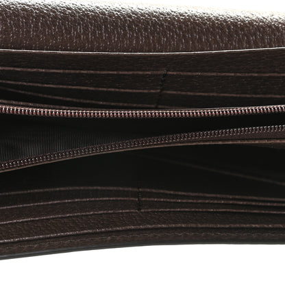 Gucci GG Supreme Monogram Web Ophidia Continental Wallet Brown 5 of 7