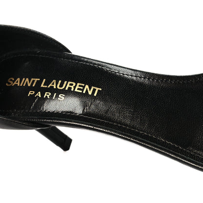 Saint Laurent Calfskin Tripon Amber 85 Ankle Strap Sandals 35.5 Black 9 of 13