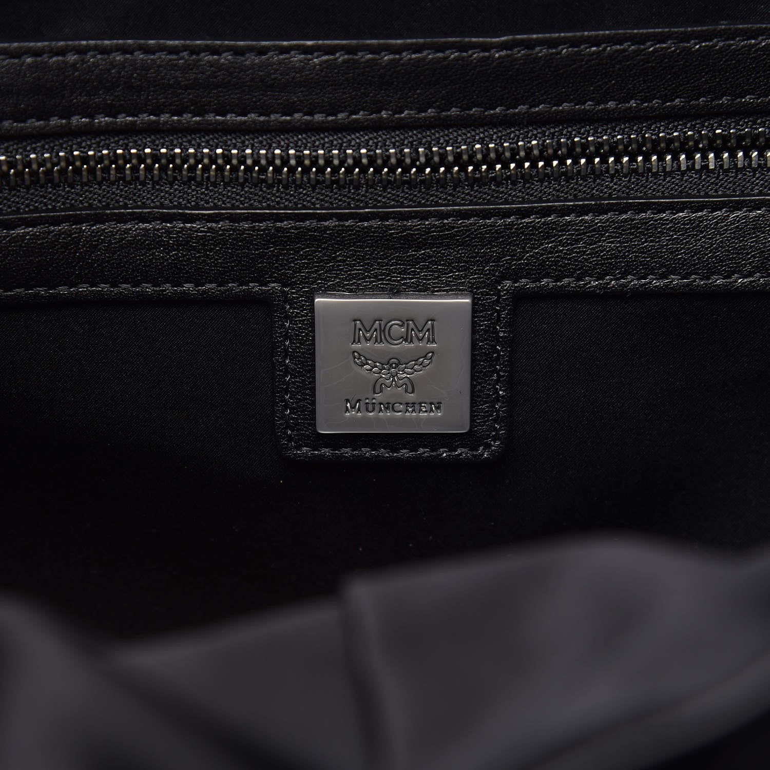 MCM Visetos Studded Medium Backpack Blue 6 of 15