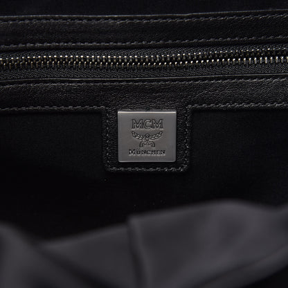 MCM Visetos Studded Medium Backpack Blue 6 of 15