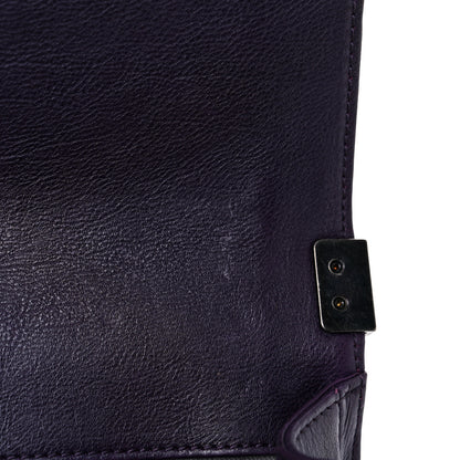 Chanel Calfskin Embossed Small Boy Flap Plum 13 of 21