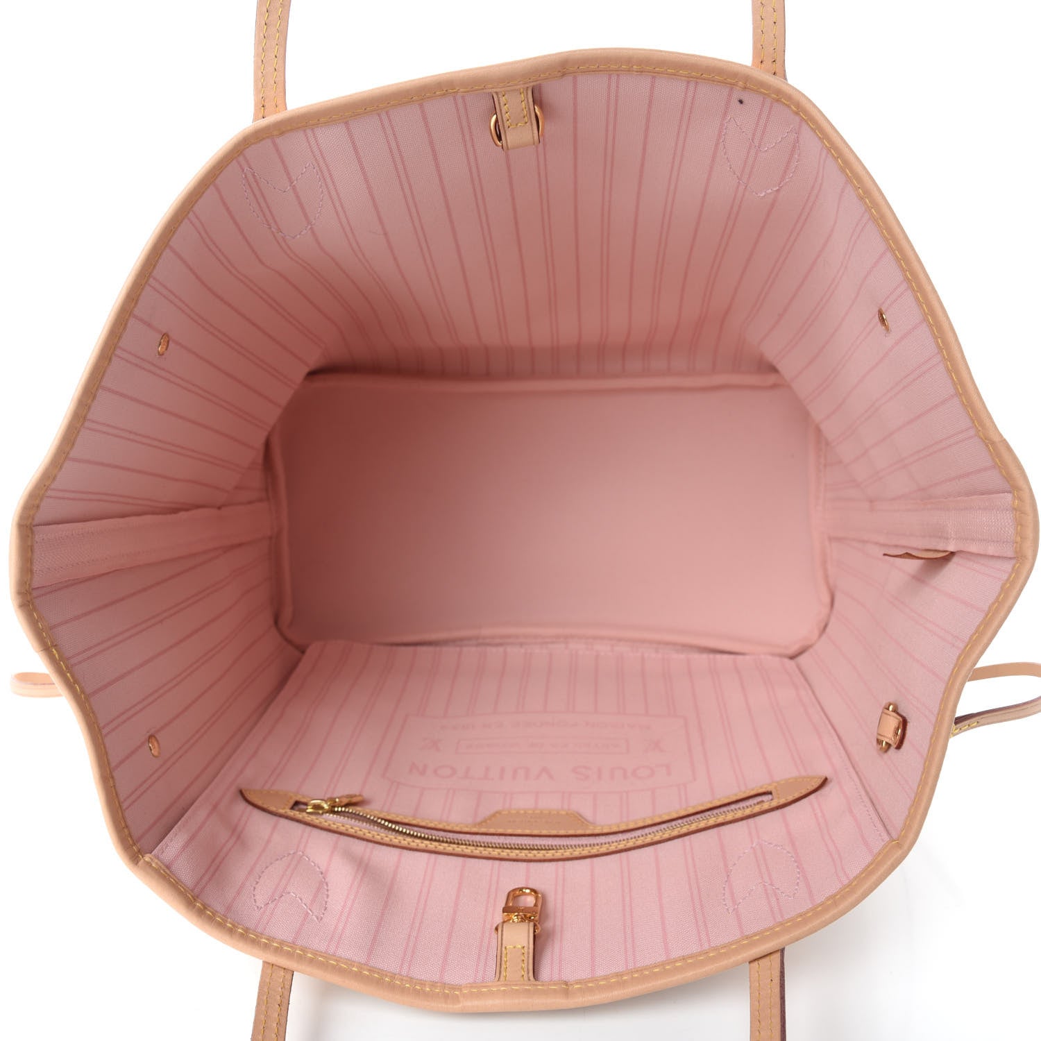 Louis Vuitton Damier Azur Neo Neverfull MM Rose Ballerine 5 of 11
