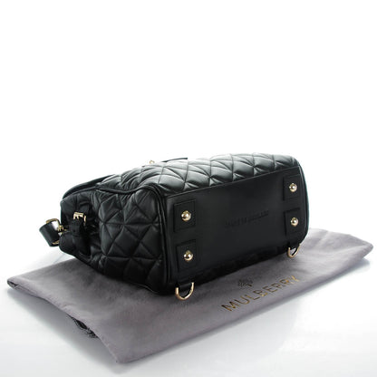 Mulberry Nappa Quilted Cara Delevingne Convertible Bag Black 4 of 7