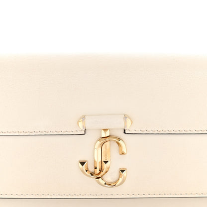 Jimmy Choo Calfskin Mini Avenue Shoulder Bag White 7 of 12