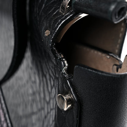 Jimmy Choo Grainy Calfskin Lockett Shoulder Bag Black 32 of 32