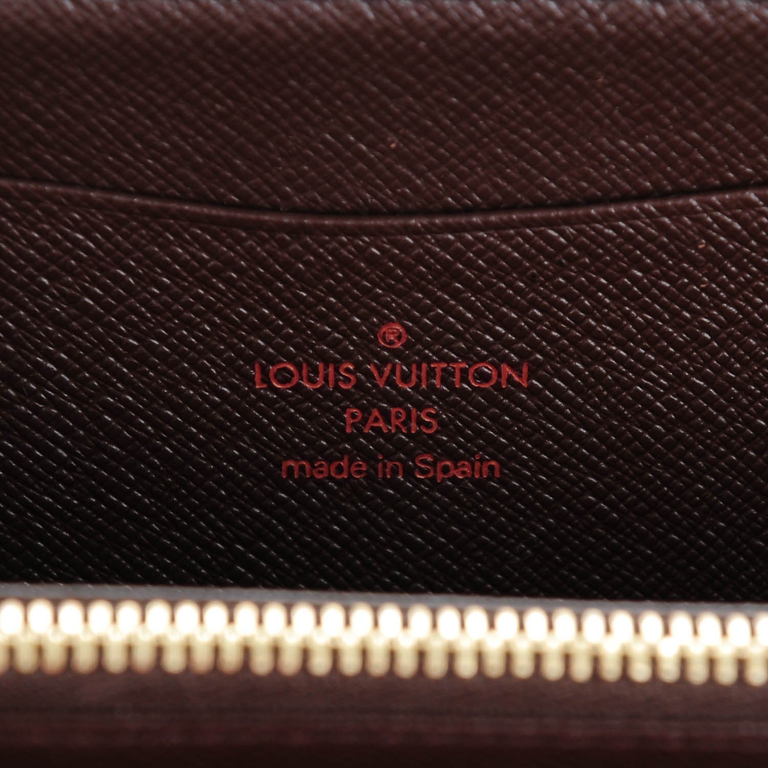 Louis Vuitton Damier Ebene Porte-Monnaie Zippy Wallet 6 of 6