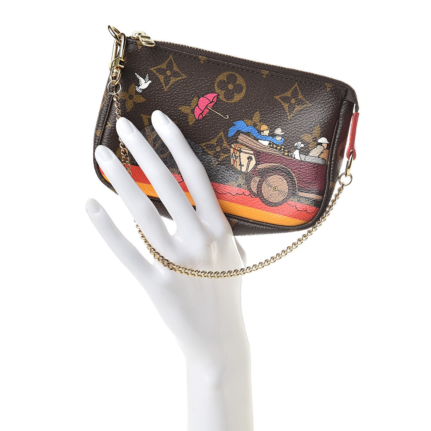 Monogram 2015 Christmas Animation Mini Pochette Accessories