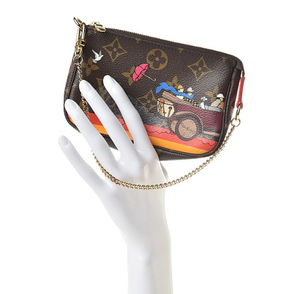 Louis Vuitton Monogram 2015 Christmas Animation Mini Pochette Accessories 2 of 8