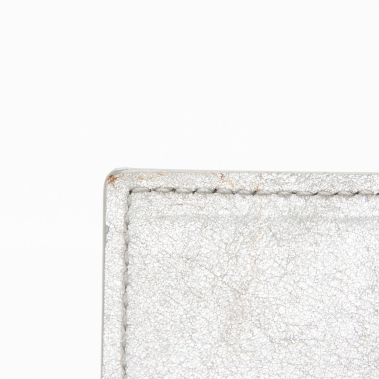 Saint Laurent Metallic Calfskin Monogram Large Belle De Jour Clutch Silver 11 of 11