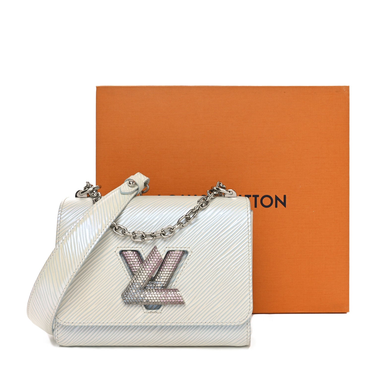 Louis Vuitton Epi Milky Way Twist Braided Chain Shoulder Bag Icy Blue 10 of 10