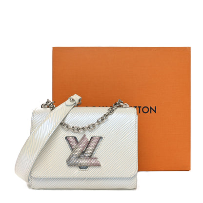 Louis Vuitton Epi Milky Way Twist Braided Chain Shoulder Bag Icy Blue 10 of 10