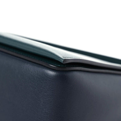 Celine Shiny Smooth Calfskin Medium Frame Shoulder Bag Amazone Dark Navy 8 of 16