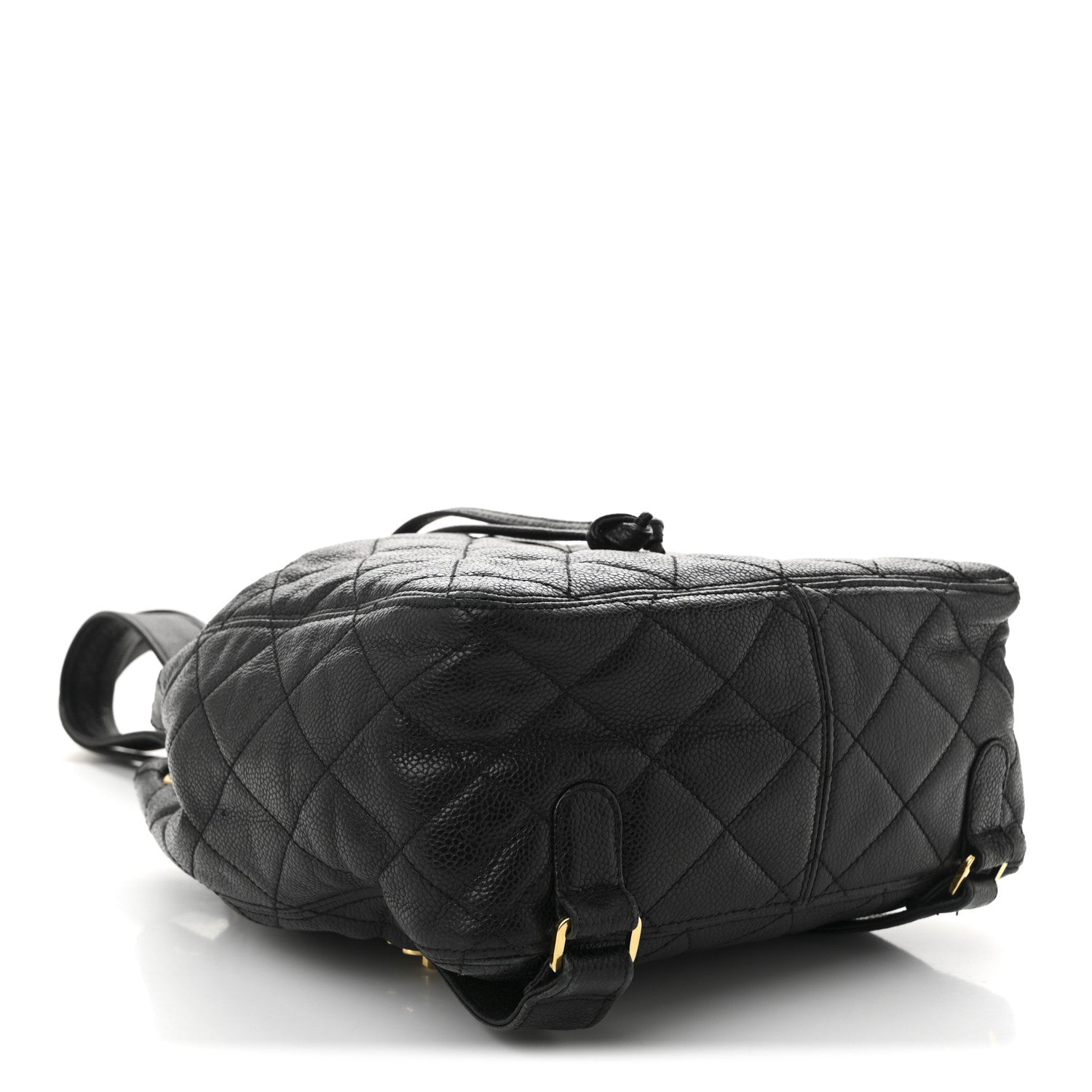 Chanel Caviar Quilted Drawstring Backpack Black 4 of 12