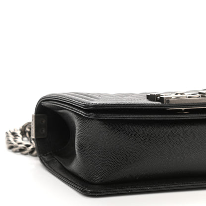 Chanel Caviar Quilted Small Boy Flap Black 9 of 11