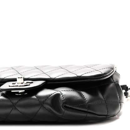 Chanel Calfskin Quilted CC Uniform Flap Belt Bag Black 10 of 10