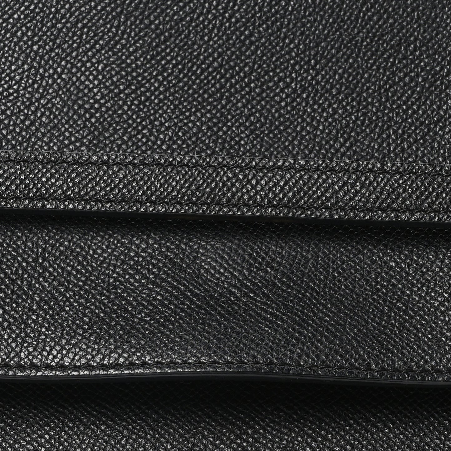 Grained Calfskin Mini Belt Bag Black