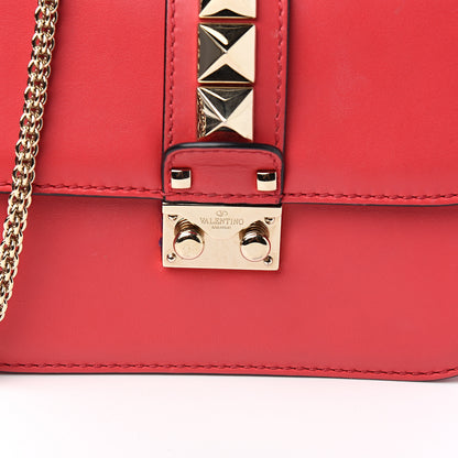 Valentino Garavani Vitello Small Glam Lock Rockstud Flap Red 8 of 8