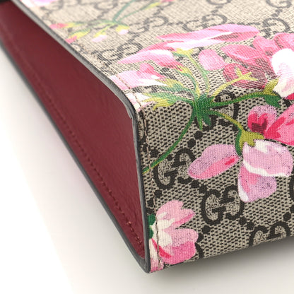 Gucci GG Supreme Monogram Blooms Large Cosmetic Case Beige Multicolor Dry Rose 8 of 9