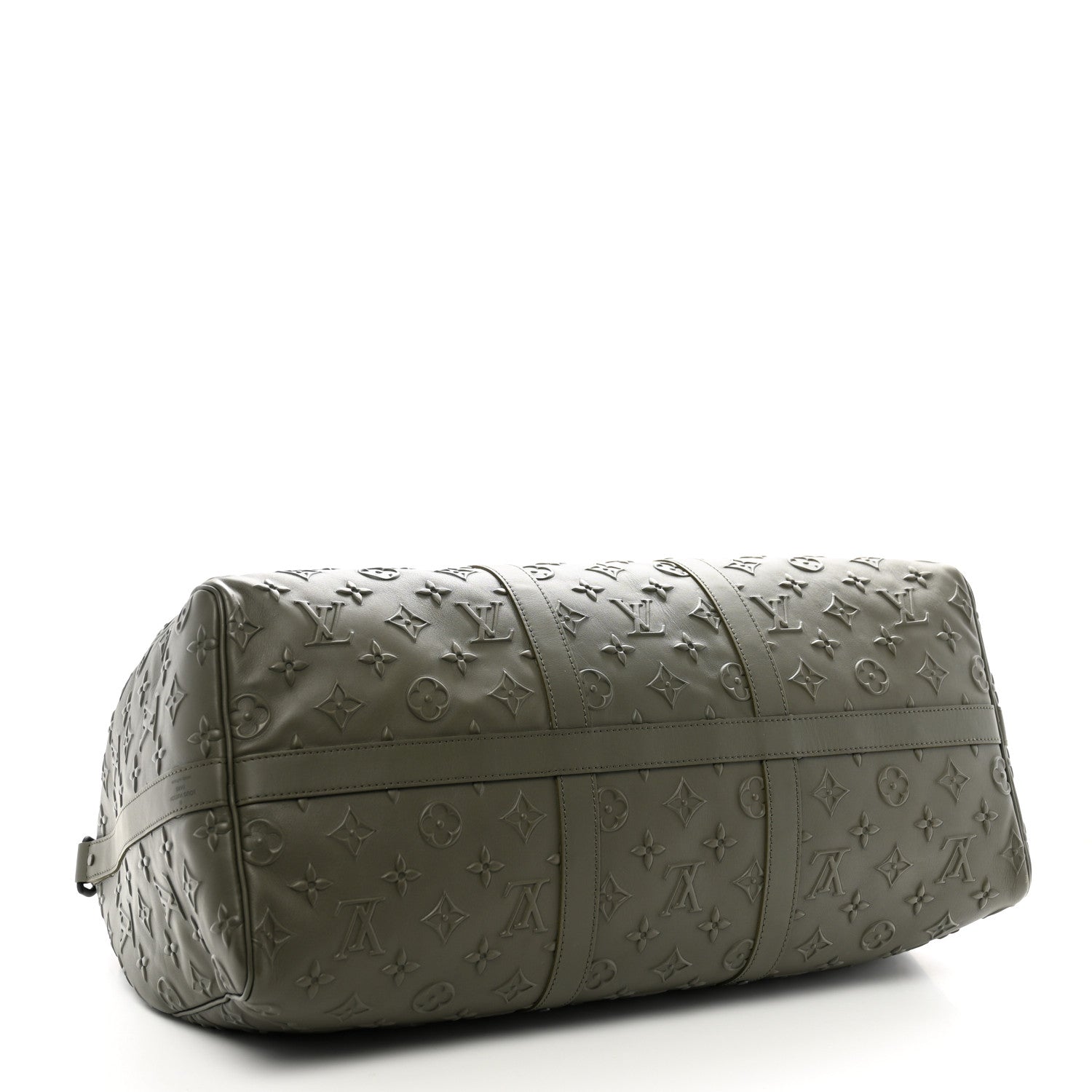 Louis Vuitton Monogram Seal Keepall Bandouliere 50 Khaki 3 of 10