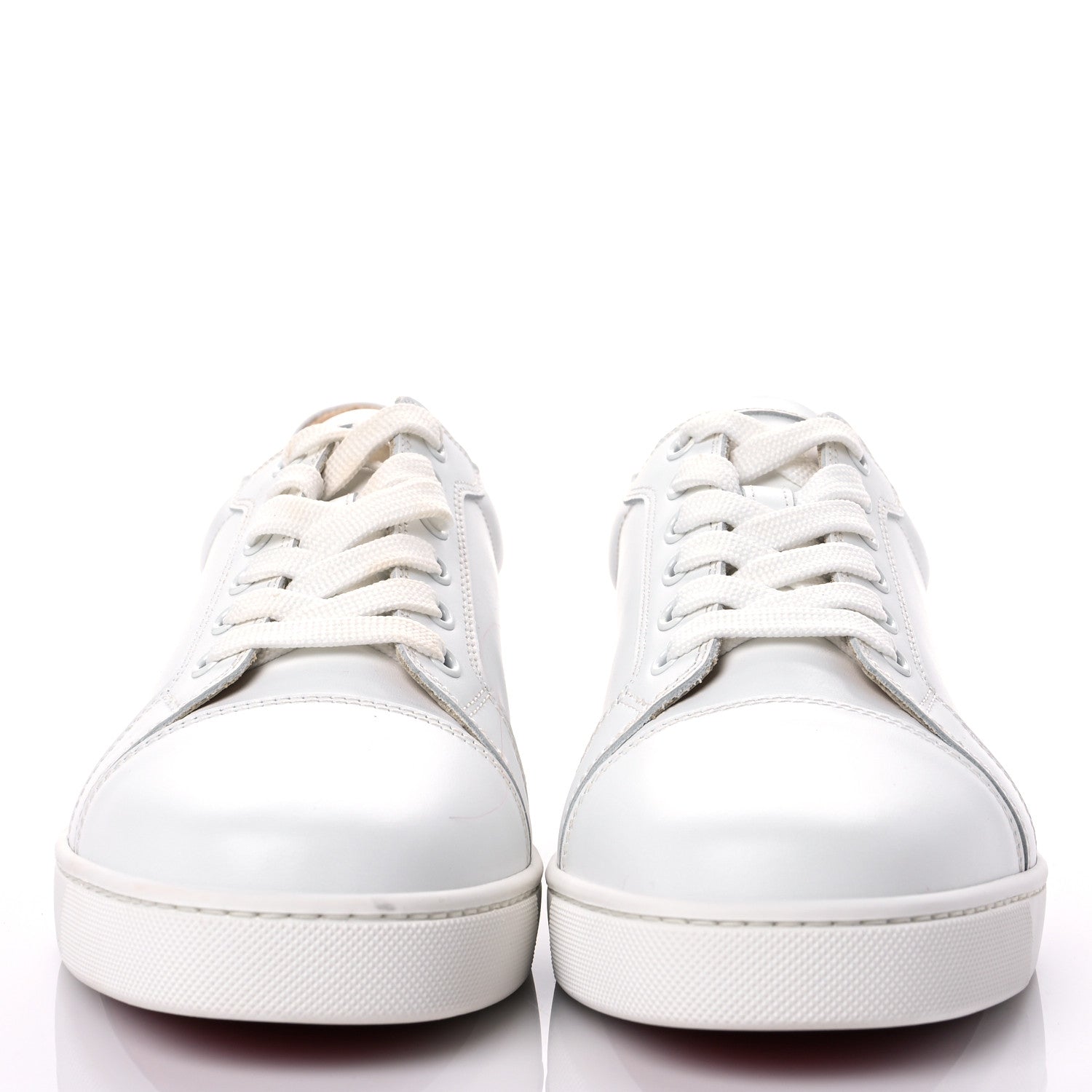 Christian Louboutin Calfskin Vieira Flat Sneakers 40 White 2 of 11