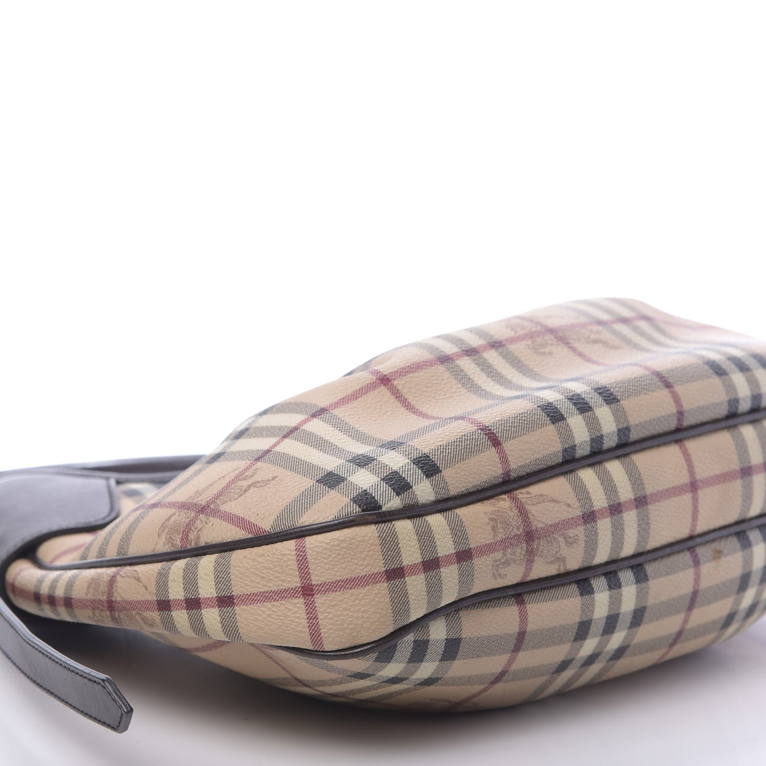 Burberry Haymarket Check Small Brooklyn Hobo Brown 10 of 12