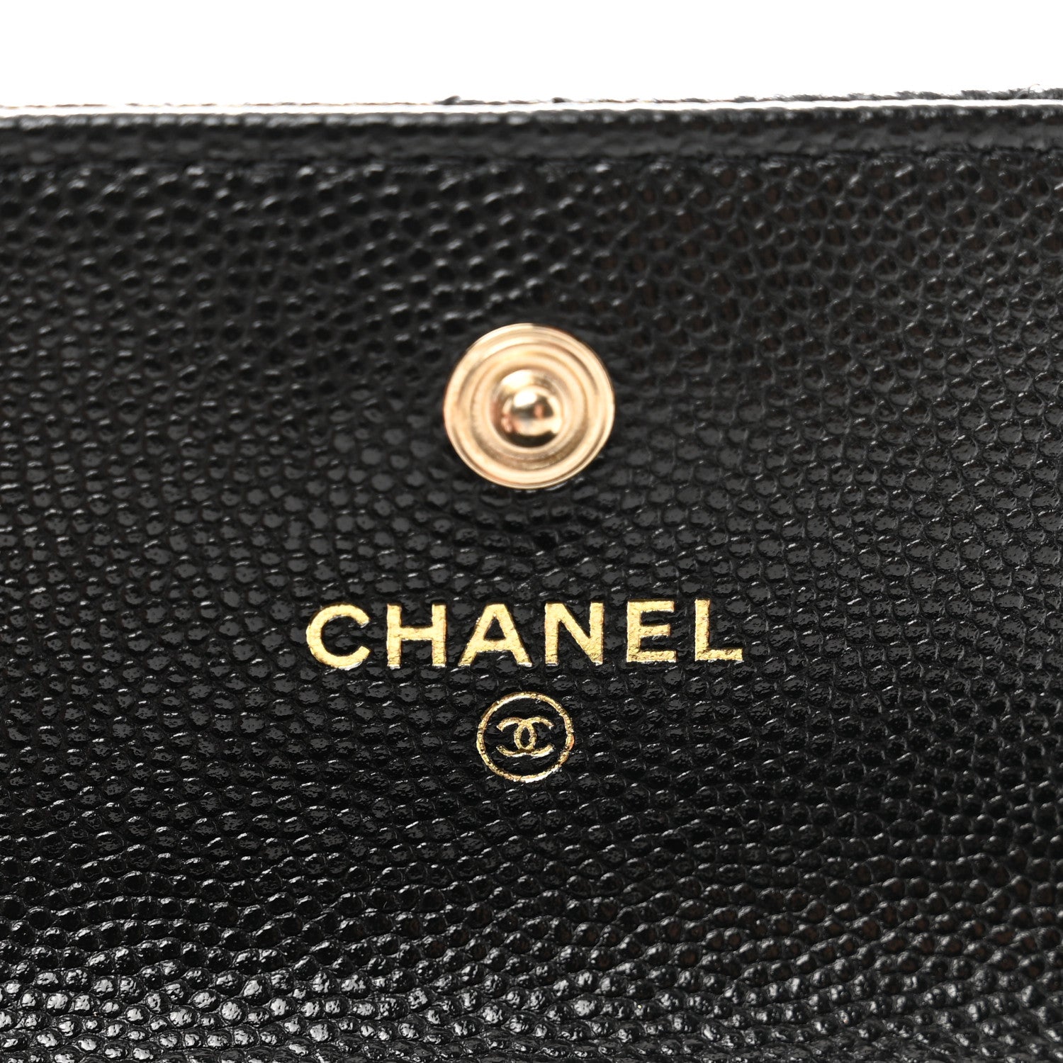 Chanel Caviar Quilted Mini Pearl On Top Coin Purse With Chain Black 6 of 8