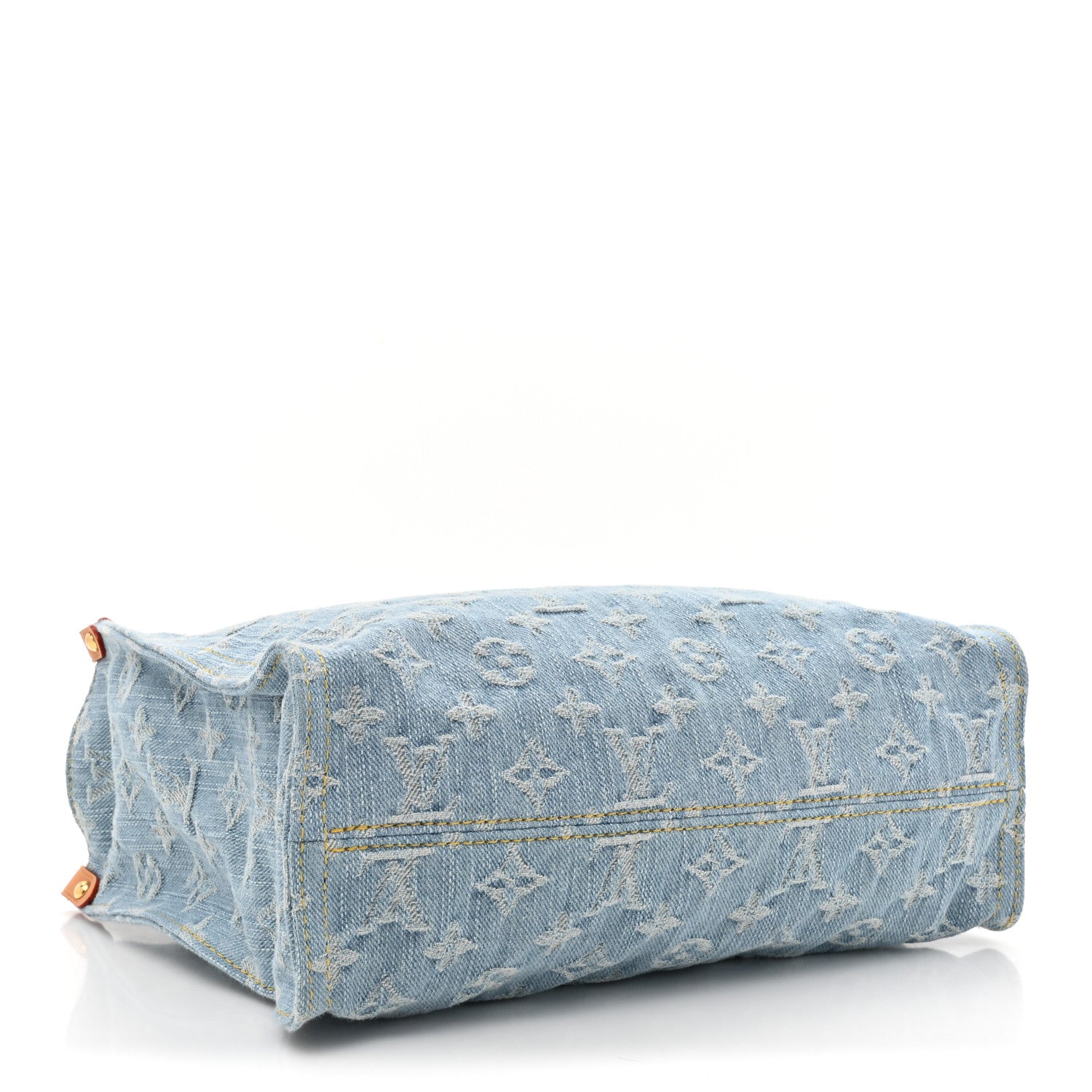 Louis Vuitton Monogram Washed Denim Let Go PM Sky Blue 4 of 9