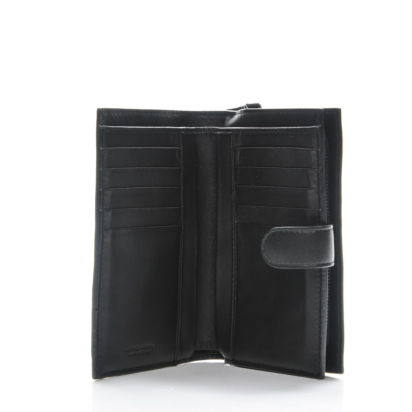 Nappa Intrecciato Continental Wallet Black