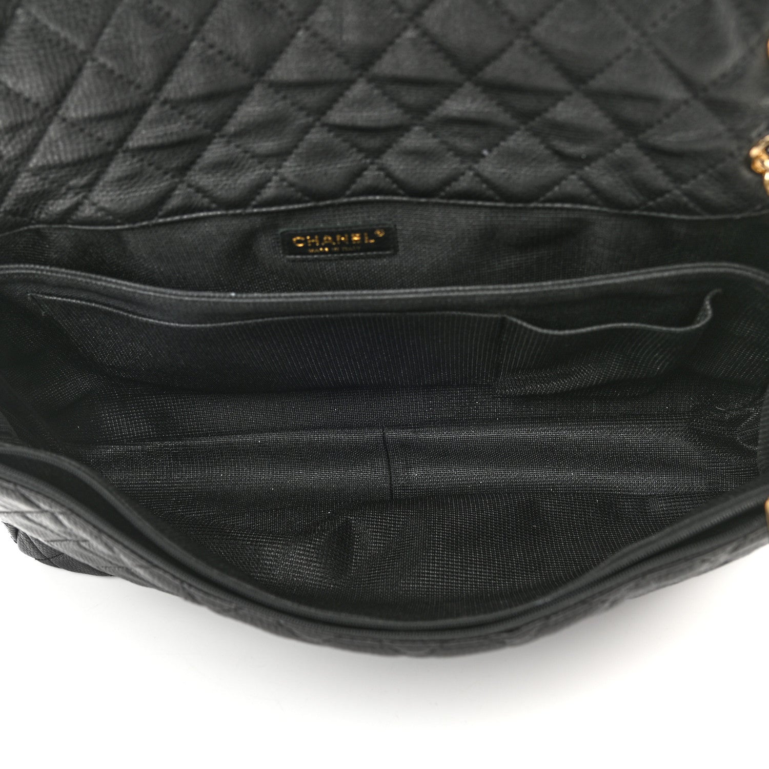 Chanel Calfskin Quilted XXL Travel Flap Bag Black 5 of 9