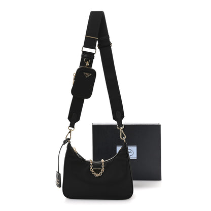 Prada Nylon Re-Edition 2005 Shoulder Bag Black 12 of 12