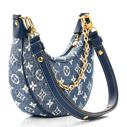 Louis Vuitton Monogram Jacquard Denim Loop Bleu 3 of 11