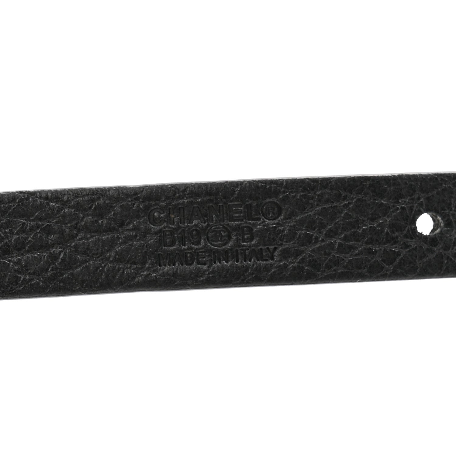 Chanel Calfskin Metal CC Chain Belt 85 34 Black 5 of 7