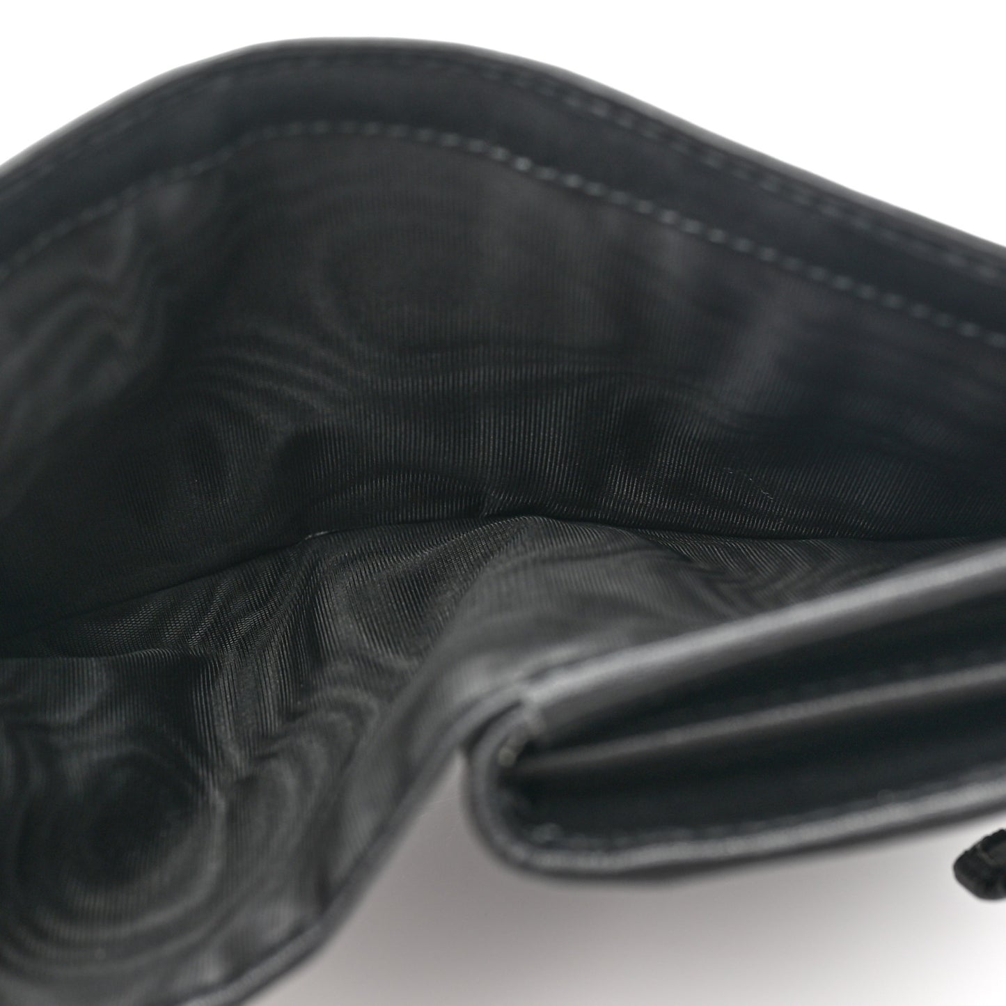 Saffiano Metal Compact Wallet Black