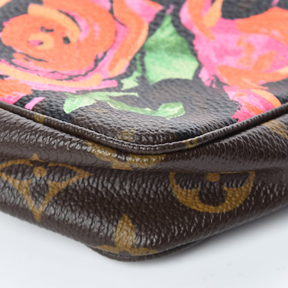 Louis Vuitton Monogram Roses Pochette Accessories 10 of 14