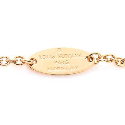 Louis Vuitton Metal Crystal LV Iconic Bracelet Gold 8 of 10