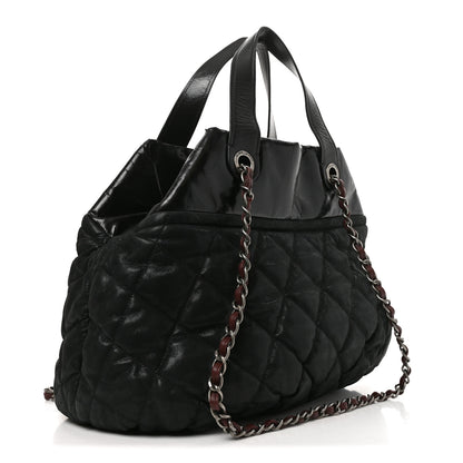 Chanel Iridescent Calfskin Small In The Mix Tote Black 3 of 10
