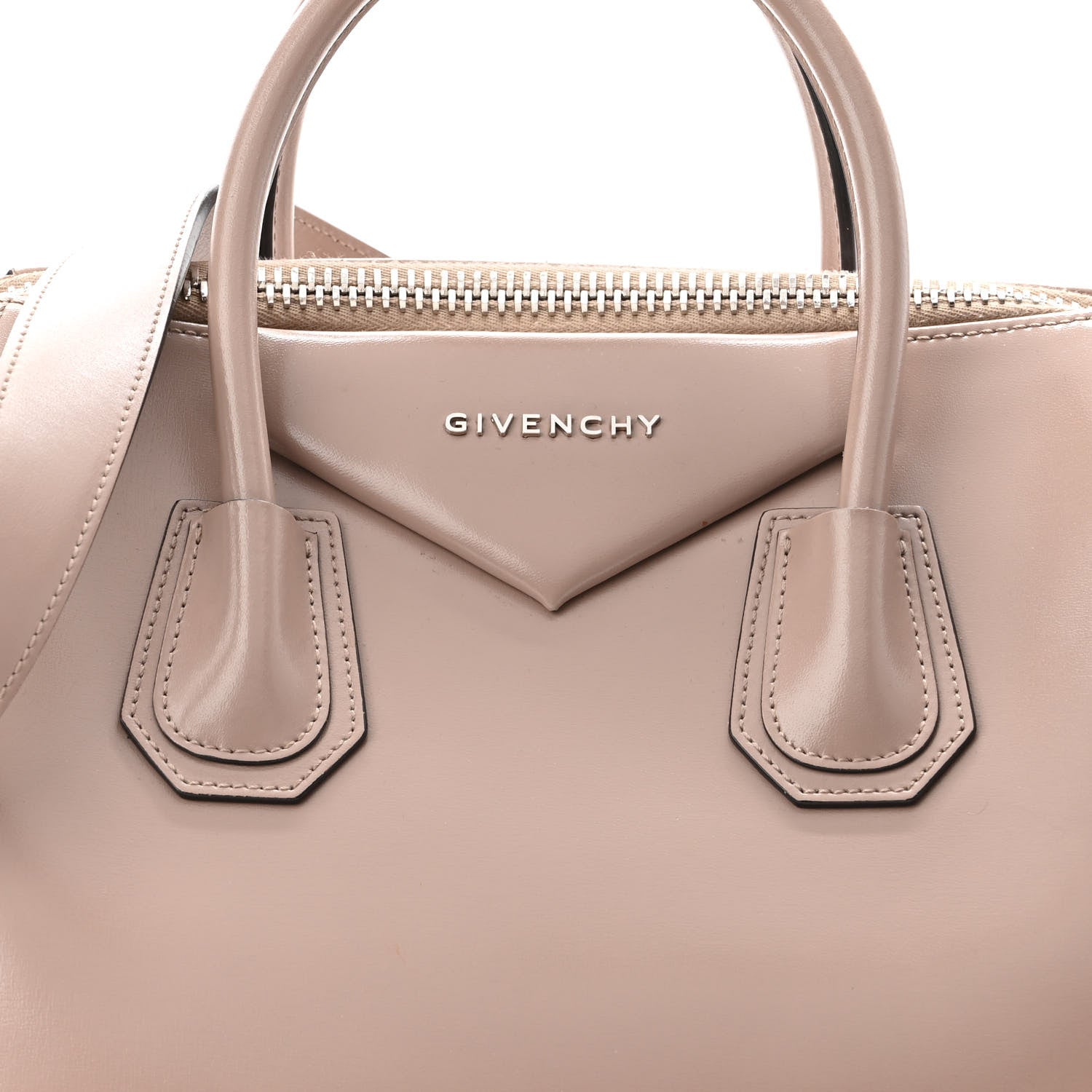 Givenchy Shiny Lord Calfskin Medium Antigona Taupe 8 of 9