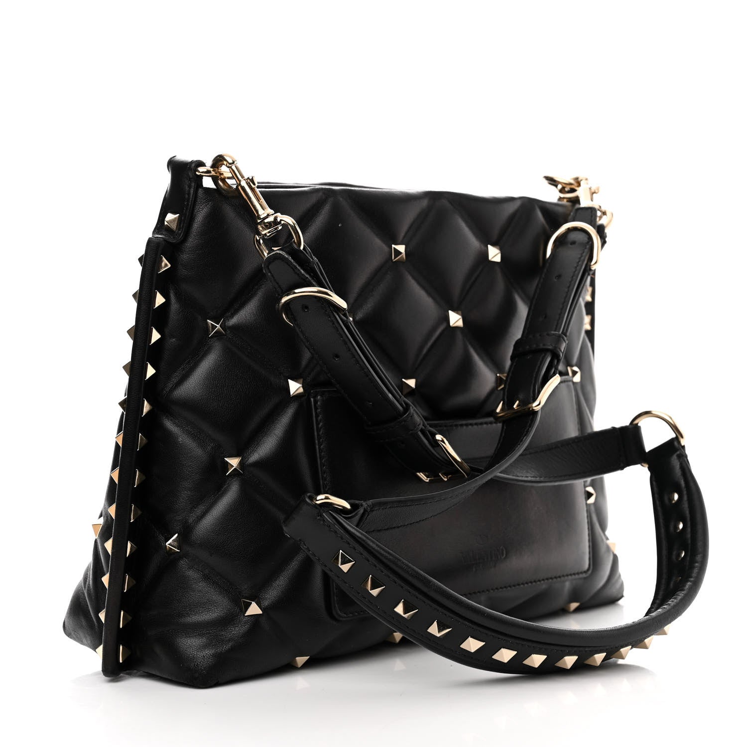 Valentino Garavani Nappa Candystud Shoulder Bag Black 3 of 16