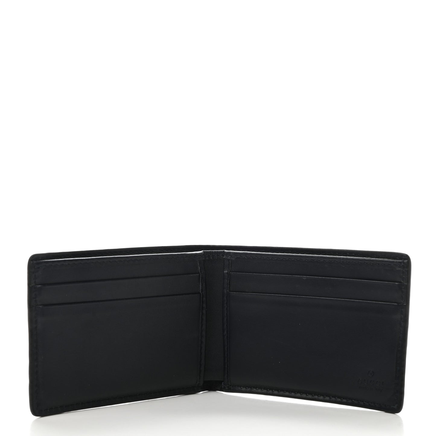 Guccissima Bi-Fold Wallet Black