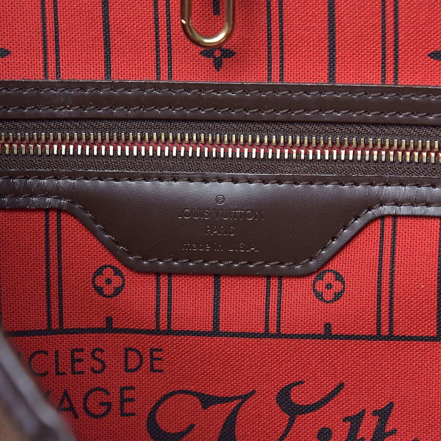 Louis Vuitton Damier Ebene Neverfull GM 6 of 11