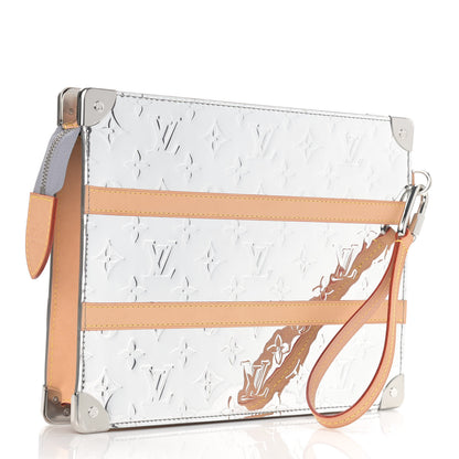 Louis Vuitton Monogram Mirror Trunk Pouch Silver 3 of 9