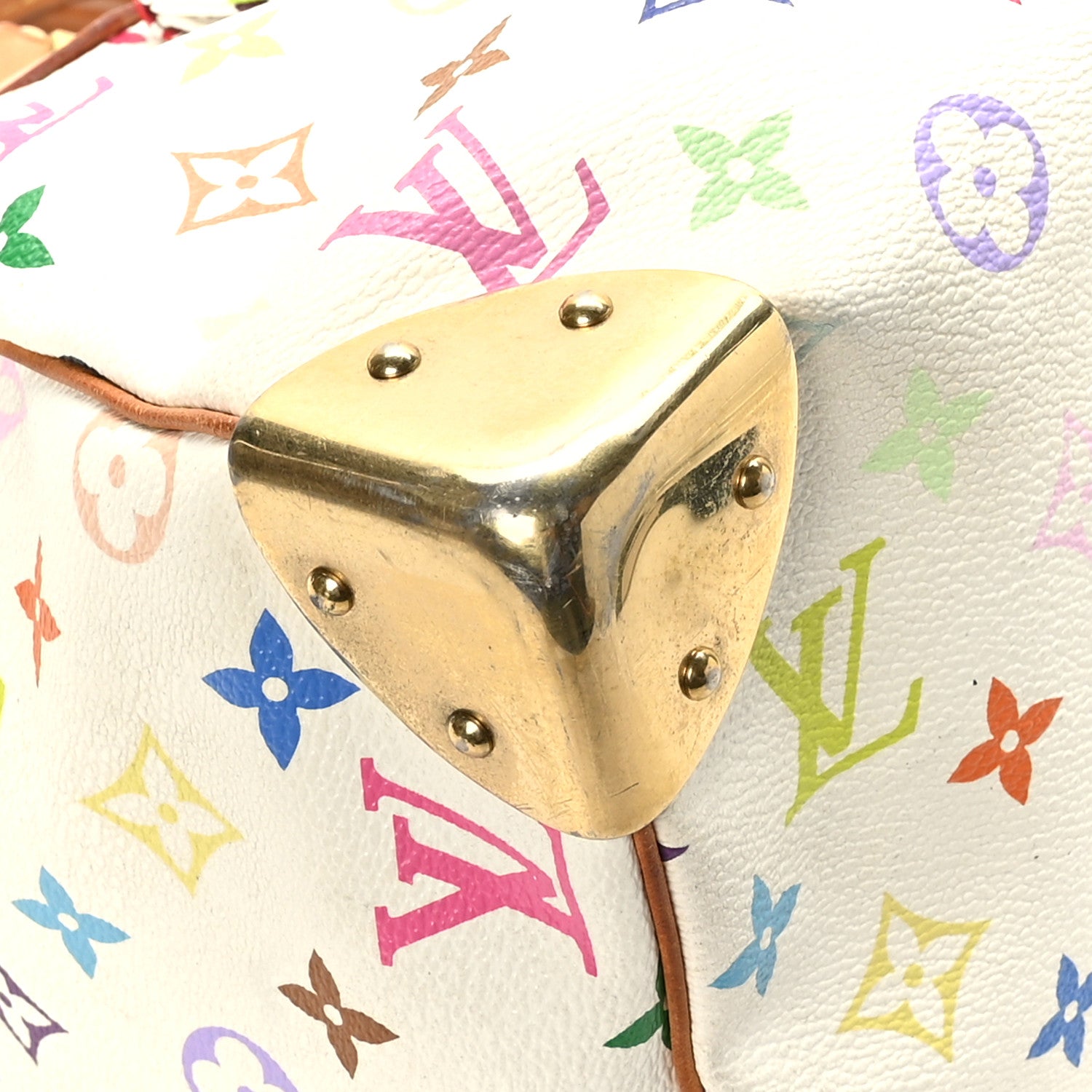 Louis Vuitton Monogram Multicolor Speedy 30 White 7 of 10