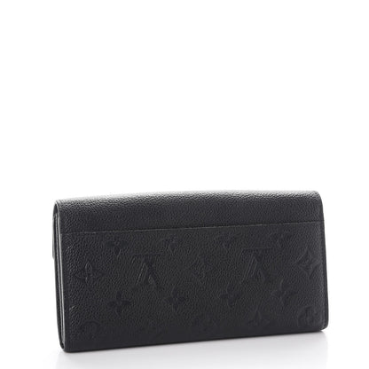 Louis Vuitton Empreinte Sarah Wallet NM Black 3 of 8