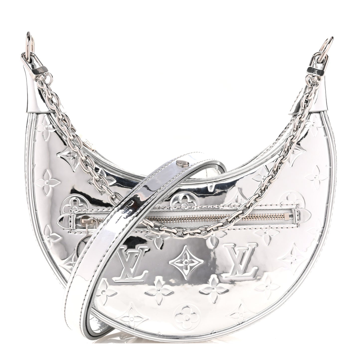 Monogram Miroir Loop PM Silver