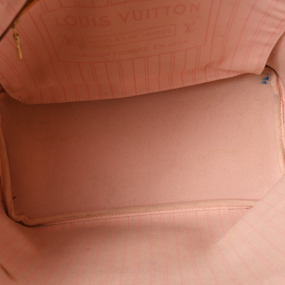 Damier Azur Neo Neverfull MM Rose Ballerine