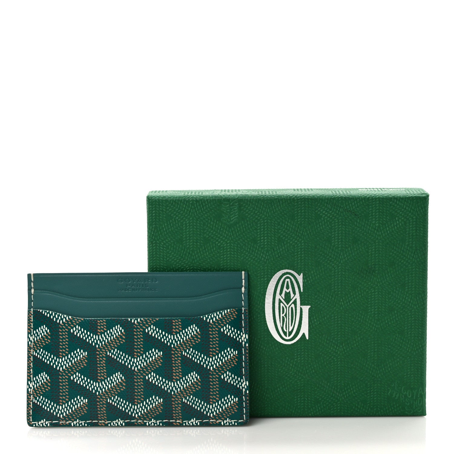 Goyard Goyardine Saint Sulpice Card Holder Green 7 of 7