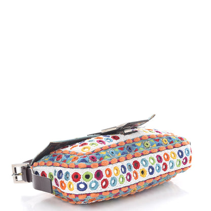 Fendi Mirror Beaded Embroidered Baguette Multicolor 4 of 8